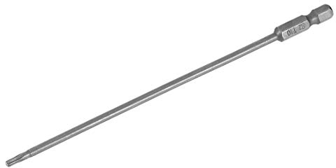 sourcing map T10 Torx Bit Set 150mm Länge Bitsatz 1/4 Zoll Sechskantschaft S2 Stahl Magnetisch Manipulationssicher für Schraubendreher Akkuschrauber Schrauben Werkzeug