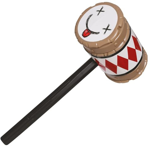 Fiestas Guirca Martello martelletto pagliaccio ragazza quinn cattiva 79 cm - Fiestas Guirca MAZO PAYASO 79 CMS