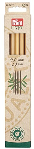 Prym 222219 Strumpfstricknadeln Prym 1530, 20 cm, 8 mm