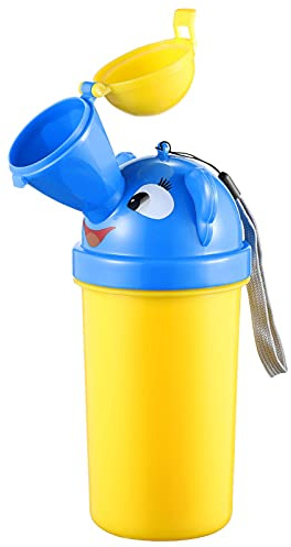 STOBOK Baby Boy Portable Urinal: Child Kids Travel Potty Hygienic Urinal Emergency Toilet Pee Bottle Cup for Camping, Car Travel, Outdoor, Park, Toddler Potty Pee Training
