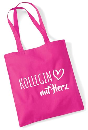 Huuraa Jutebeutel Kollegin mit Herz Geschenk