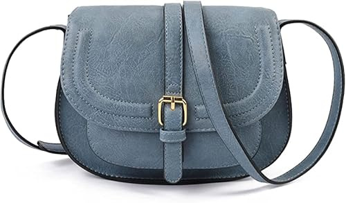 AFKOMST Umhängetasche Damen Klein, Frauen PU Leder Schultertaschen, Handtasche Damen, mit Verstellbar Abnehmbar Schultergurt