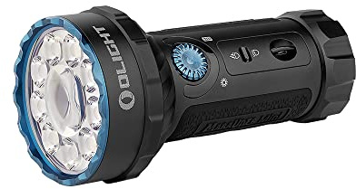 OLIGHT Marauder Mini Rechargeable High Lumen Torch RGB Lights, Black | 7,000LM and 600M Throw, Magnetic Rechargeable with MCC3,IPX8 Waterproof, LED Light for Camping,Hunting,Emergency,Searching