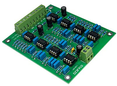 For NE5532 Preamp, HIFI Amplifier Tone Board DIY Kit Treble Bass Volume Tone Controller Adjustment Board Pre-amplifier Speakers Subwoofer Volume Output Circuit Three-Frequency Divider