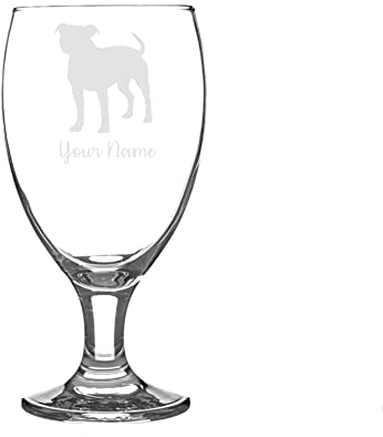 Personalised Staffie Staffordshire Terrier Craft Beer Snifter Glass Animal Dog Gift for Him for Her