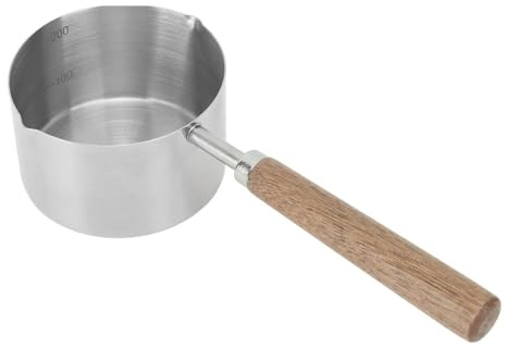 Liten Kastrull i Rostfritt Stål för Smält Smör, Mini Såspanna Rostfri Kastrull, Smörvärmare, Mjölkvärmare, 200 Ml Kastrull