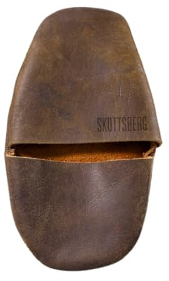 SKOTTSBERG Topfhandschuhe aus echtem Rindsleder – 2er-Set - hitzebeständig bis 250°C, universelle Größe Ofen- & Grillhandschuhe