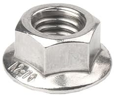 1/2/5/10/20/50 Stück Sechskantflanschmuttern M3 M4 M5 M6 M8 M10 M12 M16 M20 304 Edelstahl Automatische Sicherungsmutter DIN6923 Gezackter Spinlock (Size : M16 X 2pcs)
