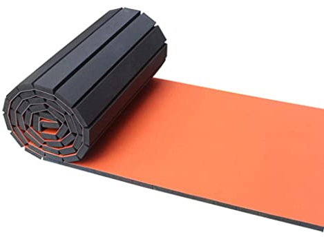 Cheerleading-Fitnessmatten zum Ausrollen von Gymnastikbahnen, stabile XPE-Schaum-Wrestling-Tumbling-Matten für den Heimgebrauch/Training/Yoga (Größe: 1,5 m x 5 m x 4 cm)