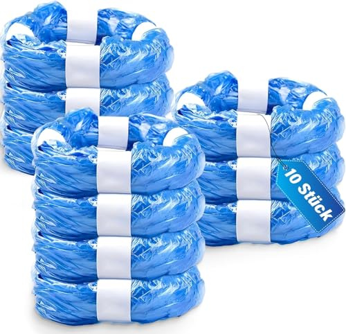Etievort 10 Stück Windeleimer Nachfüllkassetten Nachfüllpackung | 4.5M Windeleimer Geruchsdicht Kompatibel mit Meisten Windeleimern (10er-Pack)