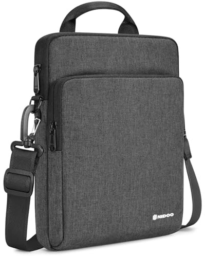 NIDOO 13.3 Inch Laptop Sleeve Shoulder Messenger Bag Protective Carrying Case for 13 13.6 Macbook Air/ 14 MacBook Pro/Surface Laptop 6/ ThinkBook 13x/ ThinkPad X13 L13 Z13 E14 T14s/ Yoga 7/ XPS 13