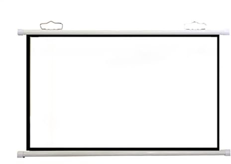 Écran de Projection 30, 40, 50, 60, 72, Écran de Cinéma Manuel Enroulable, Rideau d'écran de Projection HD 16:9, Cinéma Maison, CinéMa, FêTe De Mariage, PréSentation De Bureau(50)