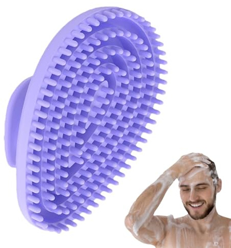 Cepillo seco para celulitis, cepillo flexible flexible para celulitis, masajeador de cabelludo, herramienta de masaje de silicona para raspado corporal, removedor de celulitis para hombros y