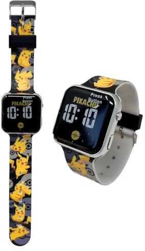 CARTOON Montre-bracelet numérique écran led, bracelet en silicone pour enfants
