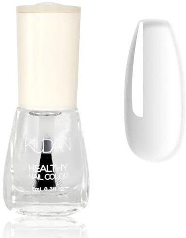 Clear Nail Polish - Clear Nail Varnish - 2-in-1 Top Coat & Base Coat - Quick Dry & Long Lasting Nails Protection - Use with Multiple Coloured Glossy Finish & Long Lasting Water Based Nail Coat