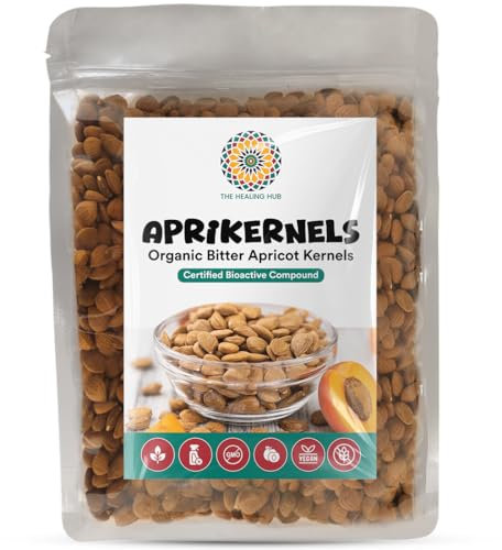 1kg Organic Apricot Nuts | Premium Quality Apricot Nuts for Beauty Care Ideal as Natural Skin Exfoliator for Radiant Skin | Hand Selected | Skincare use only
