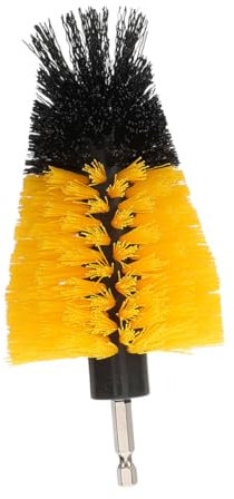 HOLIDYOYO Cleaning Brush Head for Drill Scrubber Attachment Tile Grout Cleaner Wheel Cleaner Stiff Bristles for Bathroom Shower Kitchen Car Detailing