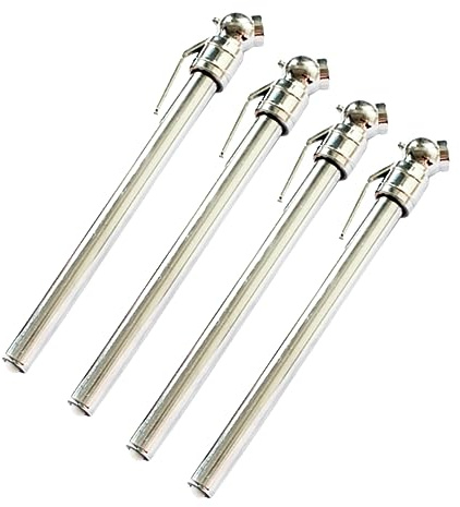 VOSAREA 4Pcs Tire Pressure Pencil Gauge for Vehicles Accurate Car Tyre Pressure Test No Battery Needed Portable Design for Safe Driving Durable Construction for Use