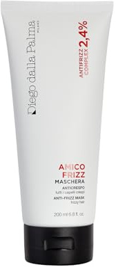 Diego dalla Palma | AMICOFRIZZ - Maschera Capelli Anticrespo, Trattamento Perfezionatore Disciplinante con Anti-frizz Complex, Effetto Antistatico e Nutriente, 200ml
