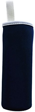 Funda aislante de neopreno para botella de agua, 550 ml, color azul marino