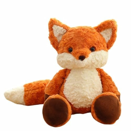 Xiyocadt Fuchs Geschenk, Fuchs Kuscheltier, Fuchs Figur, Plüschtier Fuchs, Stofftier Fuchs, für Kinder & Erwachsene (50CM)