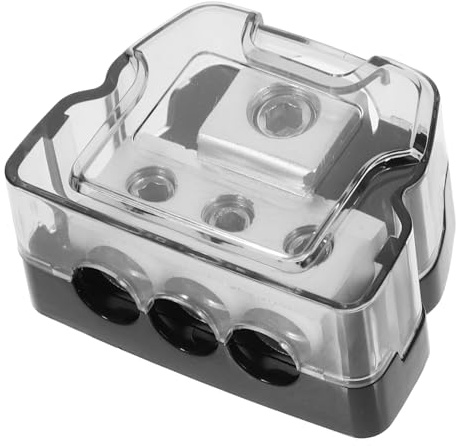MAJORMENCH Blocco Distribuzione Alimentazione Auto Out per Amplificatore Audio Veicoli Connessione Sicura e Facile Installazione Protezione Impianto Audio Auto Camion e Barche