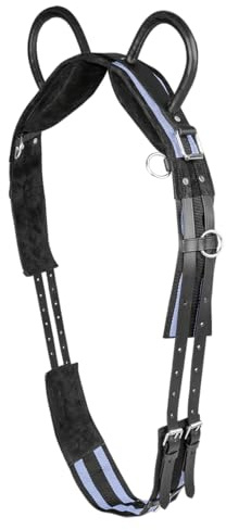 WALDHAUSEN Longiergurt mit Zwei Handgriffen, MSH, schwarz/grau