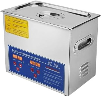 2L Ultrasonic Cleaning Machine - Digital Timer, Stainless Steel, Efficient Cleaner for Jewelry, Glasses, Watches, Bathroom Accessories - Home & Professional Ultrasonic Cleaner