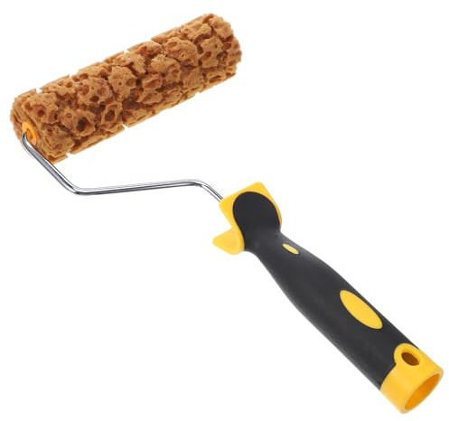 Hemobllo Rullo di pittura in spugna artificiale ananas, modello da parete, rullo per pittura fai da te