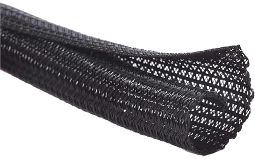 Gaines de Câbles,Gaine Cable Informatique Gaine de Protection for câble, Gaine Fendue for Alimentation USB, Audio, vidéo, TV, Ordinateur, Maison, Voiture(25M)