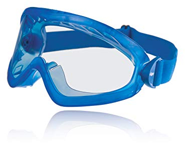 Dräger X-pect 8515 | Lunettes de securité UV, Anti-buée, Anti-Rayures | Lunettes-Masque en acétate de protection chimique | 6 paires