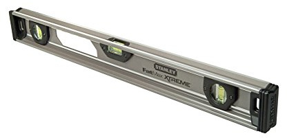 STANLEY Xtht1-42131 Niveau I-Beam 60Cm Gamme FATMAX - Corps En Aluminium Ultra Leger - Fioles Monoblocs - Niveau Profilé Ultra Résistant - Précision +/- 1Mm/M