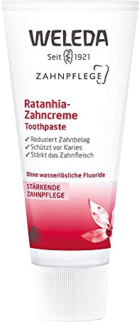 WELEDA (UK) Ratanhia Toothpaste 75ml (Pack of 3)