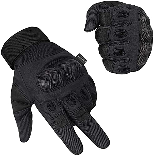 Unigear Gants Moto Homologué CE, Gants Scooter Unisexe Mi Saison Ecran Tactile Respirable pour Auto Moto, Vélo, Motocross, Camping, Randonné ou Protection des Autres Activités en Plein,Noir,XL