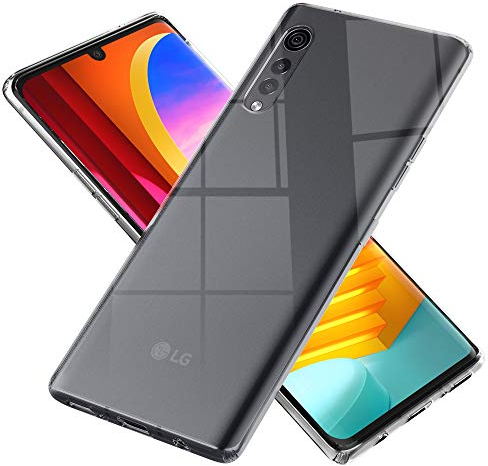 NALIA Klare Schutzhülle kompatibel mit LG Velvet Hülle, Transparentes Kratzfestes Hard Backcover & Silikon Bumper, Durchsichtige Kunststoff Handyhülle Phone Case, Schutz Cover Hart Handy-Tasche Skin