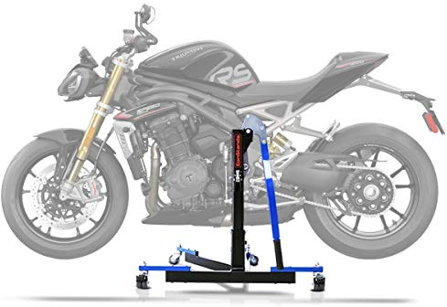 CS Power Evo-Zentralständer kompatibel mit Triumph Speed Triple 1200 RS 21-25 Blau