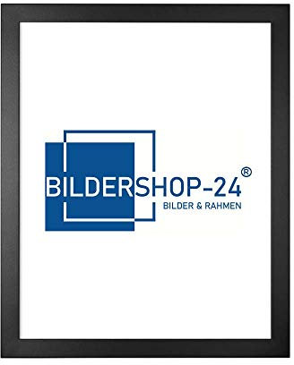 Bildershop-24 Puzzlerahmen London für Puzzle ca. 500-1000 Teile 48x68cm 68x48cm Schwarz mit Acrylglas