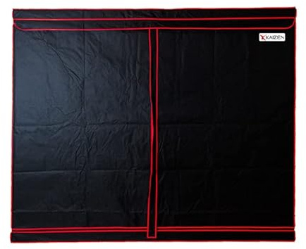 Kaizen Budget Grow Tent 2.4m x 1.2m x 2m Indoor Hydroponics Grow Room, Black,KAI2420