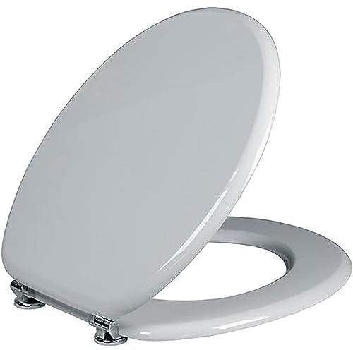 COPRIWATER UNIVERSALE SEDILE WC TAVOLETTA WC BAGNO IN MASONITE VARI COLORI 4F (BIANCO)