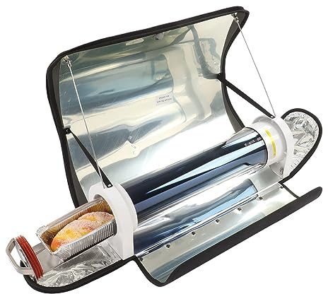 Four Solaire Four Portable, 4.5L Grande Capacité Cuisinière Soleil Cuisinière, Cuisinière Solaire Four Extérieur Camping Réchaud Barbecue Outils De Cuisson pour Randonnée Randonnée Fête De Famille