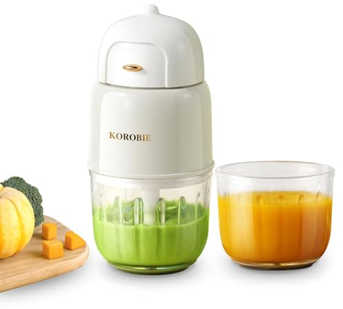 Baby Food Maker - Blender with 2 Glass Bowls, Processor for Fruit, Veggie, Meat, Puree Maker