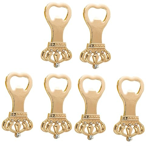 Cabilock Apribottiglie Con Manico Da 6 Pezzi Apribottiglie Portatile Apribottiglie In Acciaio Inossidabile Apriscatole