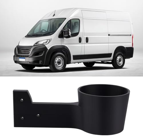 JERICMOTO Soporte para bebida de coche para Fiat Ducato, Peugeot, Boxer, Citroen Relay 2007 en adelante, soporte lateral para tazas de café y botes, panel lateral de montaje