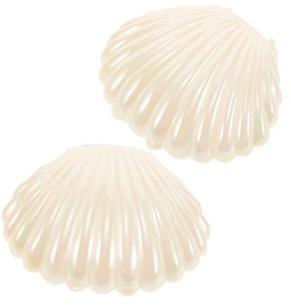 Vaguelly 2pezzi Vassoio Portagioie Forma Conchiglia Scatola Espositiva Da Scrivania Vassoio Portaanello Contenitori Per Oggetti Organizer Funzionale Per Chiavi e Gioielli Materiale