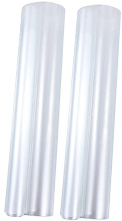 Kichvoe Pellicola Protettiva 2 Pezzi Trasparente Auto PVC 30x100 Cm