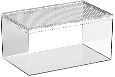 Acrylspinnengehäuse - Acryl -Clear Reptile Habitat Tank | Terrariums Reptiles | Transparenter Acrylvivarium | Reptilien -Terrarium für Gecko Snake Chamäleon Tortoise