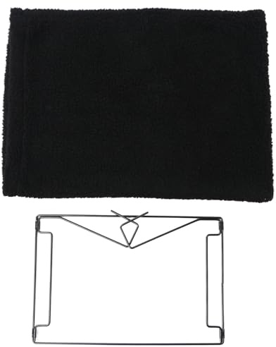HIAKDOFT Winter Cat Bed for Radiator Hanging Frame Fleece Hammock Heated Cat Perch Warm Function for Indoor Outdoor Use