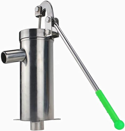 Pompa Manuale per Pozzi - Pompa di aspirazione per Pozzi Profondi in Acciaio Inossidabile - Pompaggio con Portata di 10 m/32,8 Piedi - per Il pompaggio delle acque sotterranee da Giardino