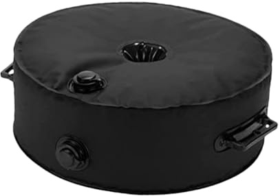 Veemoon Schirmgewicht Wasserbeutel 20l Schwarz für Sonnenschirmständer Gartenschirmgewicht Wetterbeständig Wasserbefüllbar Stabilisierend für Outdoor Zelttisch