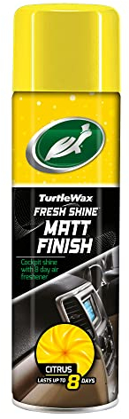 Turtle Wax Limpiador de plásticos y salpicaderos para interiores Fresh Shine ambientador 500 ml elimina la suciedad, el polvo y los residuos de plástico en los interiores del coche